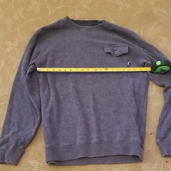 Vans Men's Heathered Blue Crewneck Sweater - Picture 7 of 7